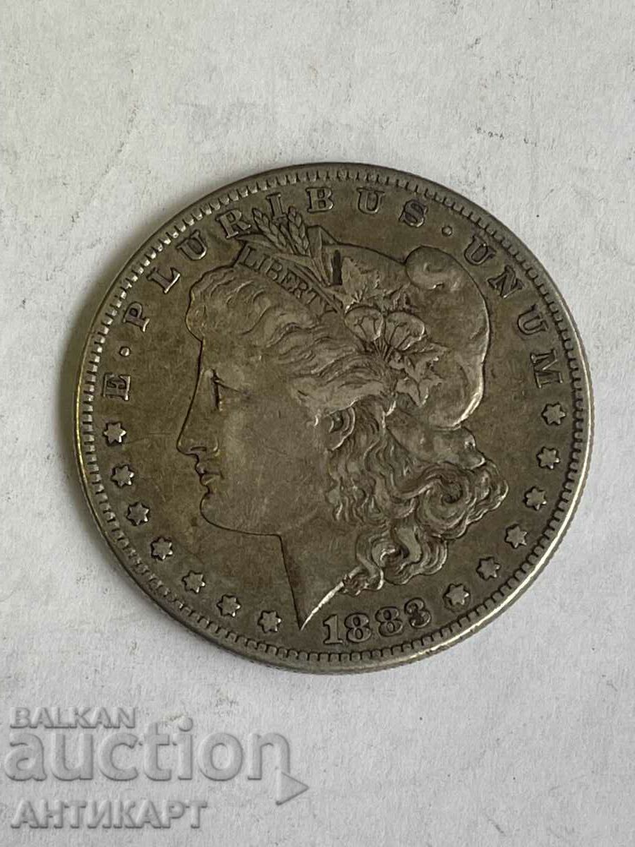 USA one dollar dollar silver coin 1883 S