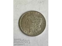 USA one dollar dollar silver coin 1921 D