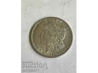 USA one dollar dollar silver coin 1921 D