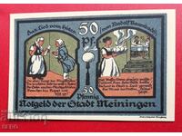 Τραπεζογραμμάτιο-Γερμανία-Σαξονία-Μάινινγκεν-50 pfennig 1921