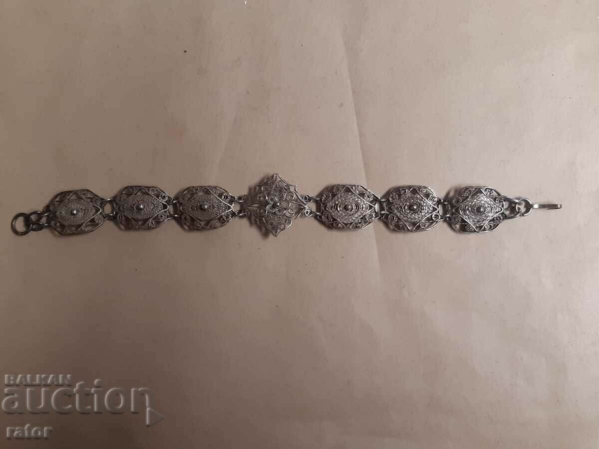 Old bracelet - filigree. Renaissance type of jewelry