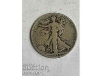 USA half dollar silver coin 1934