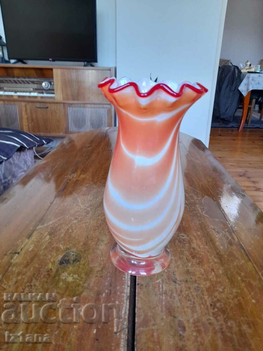 Old glass vase with price 43.00 BGN | € 21.99