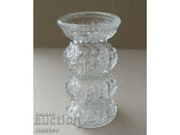 Old small glass vase 13 cm vase approx. 1980, excellent