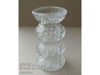 Old small glass vase 13 cm vase approx. 1980, excellent