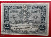 Bancnotă-Germania-Saxonia-Hanovra-1 milion de mărci 1923