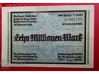 Banknote-Germany-S.Rhine-Westphalia-Düsseldorf-10 mil. m. 1923