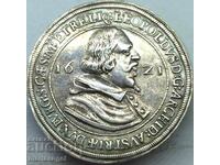 1 Талер 1621 Австрия Хол Тирол архидюк Леополд 28,08г сребро