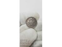 Moneda regală rusă de argint 25 copeici 1829