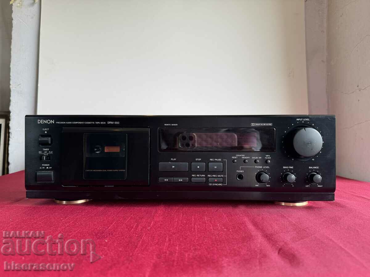Precision audio component/cassette deck, DENON DRM-550