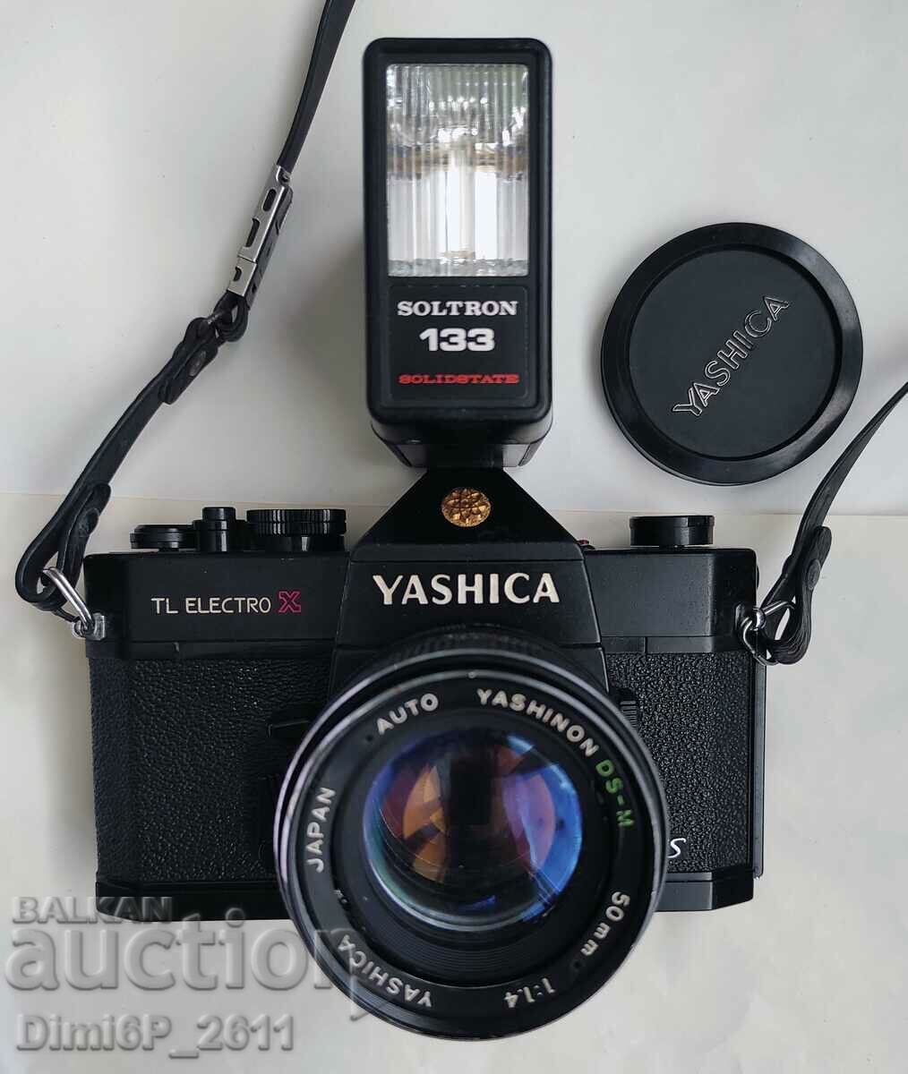 Cameră cu film SLR Vintage Yashica TL Electro X ITS 35 mm cu