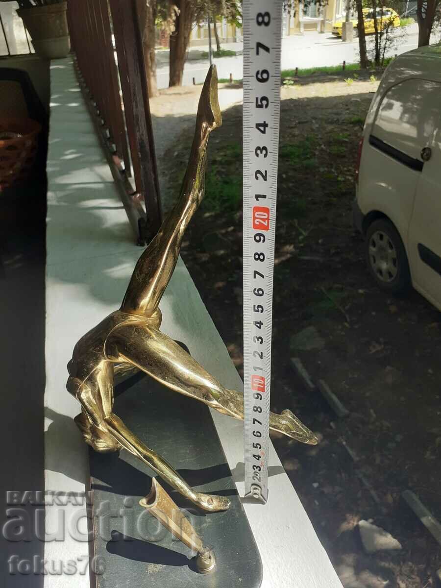 Old antique inkwell with ballerina figure statuette - 5 Old antique inkwell with ballerina figure statuette - 5