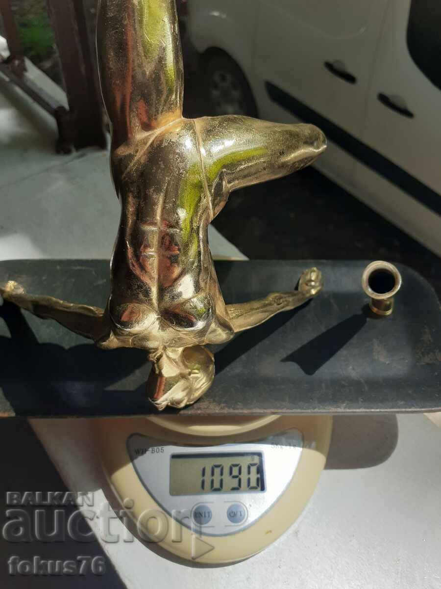 Old antique inkwell with ballerina figure statuette - 7 Old antique inkwell with ballerina figure statuette - 7