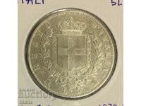 Италия 5 лири 1872 M / Italy 5 lira 1872 M
