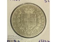 Italy 5 lira 1873 M / Italy 5 lira 1873 M