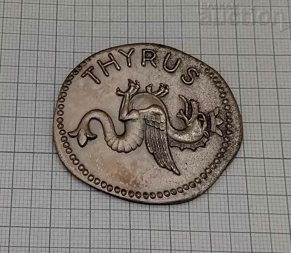 Delivery of DRAGON THYRUS LEGEND ITALY TERNY PLAQUE Delivery of DRAGON THYRUS LEGEND ITALY TERNY PLAQUE