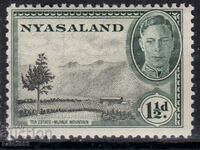 GB/Nyasaland-1945-KG VI-Regular-Tea Plantation,MLH