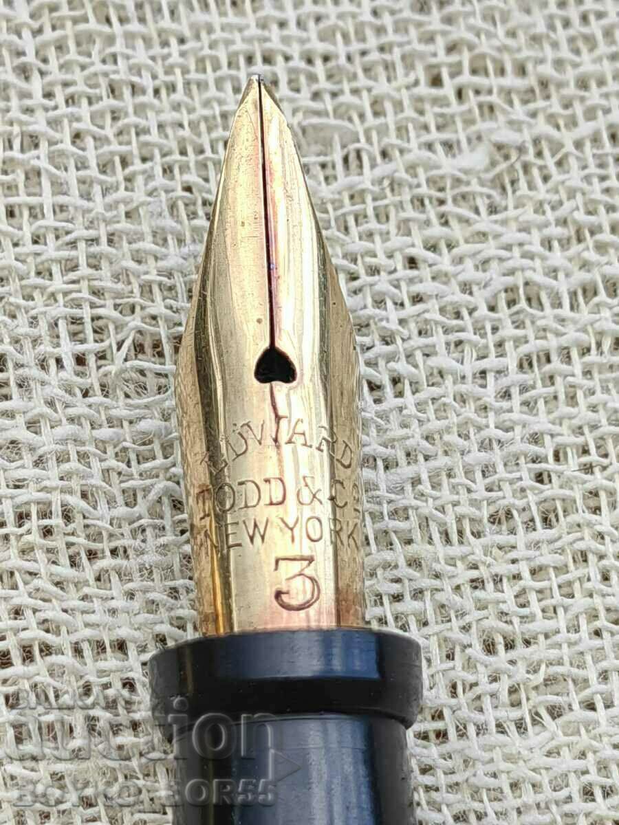 Auction Ultra Rare Antique EDWARD TODD & Co NEW YORK 3 Fountain Pen Auction Ultra Rare Antique EDWARD TODD & Co NEW YORK 3 Fountain Pen