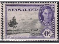 GB/Nyasaland-1945-KG VI-Regular-Tea Plantation,MLH