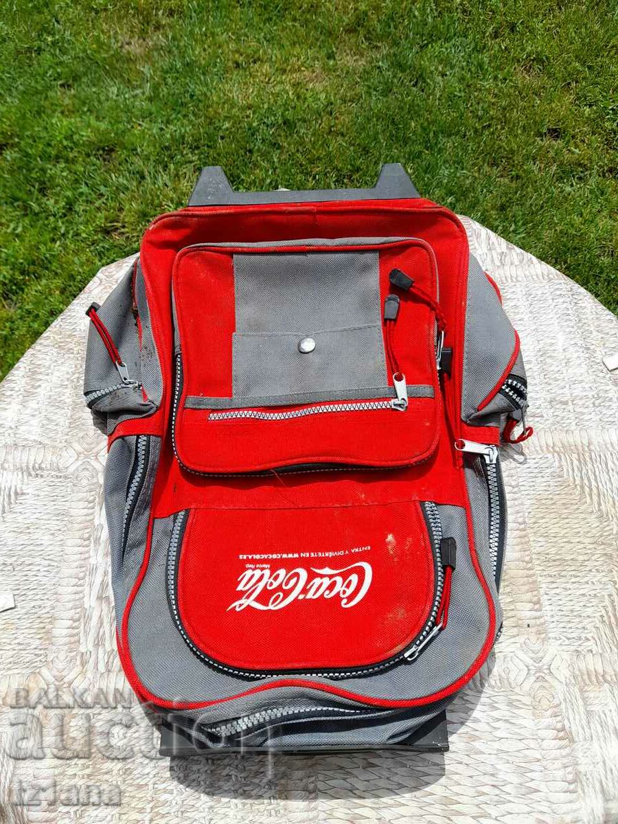 Delivery of Old backpack, Coca Cola backpack, Coca Cola Delivery of Old backpack, Coca Cola backpack, Coca Cola