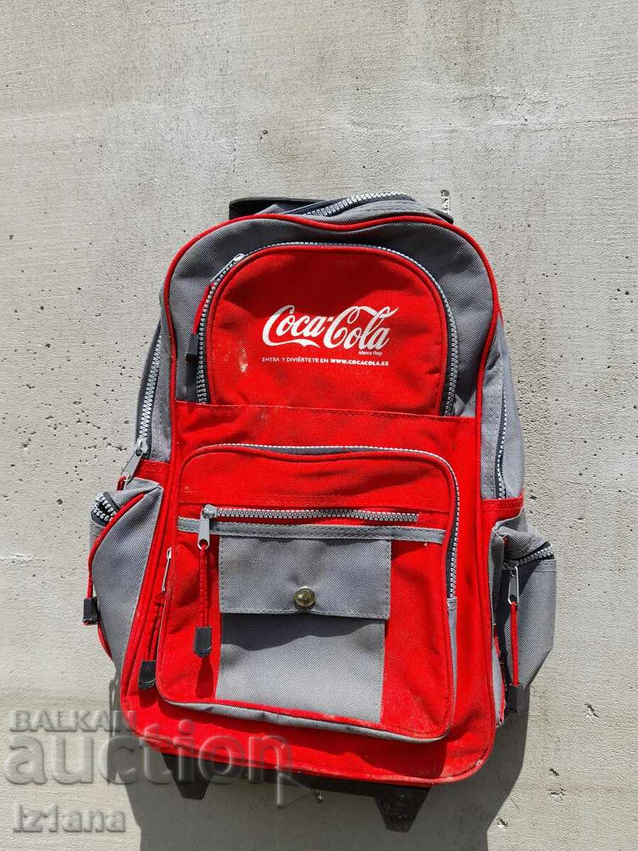 Rucsac vechi, rucsac Coca Cola, Coca Cola