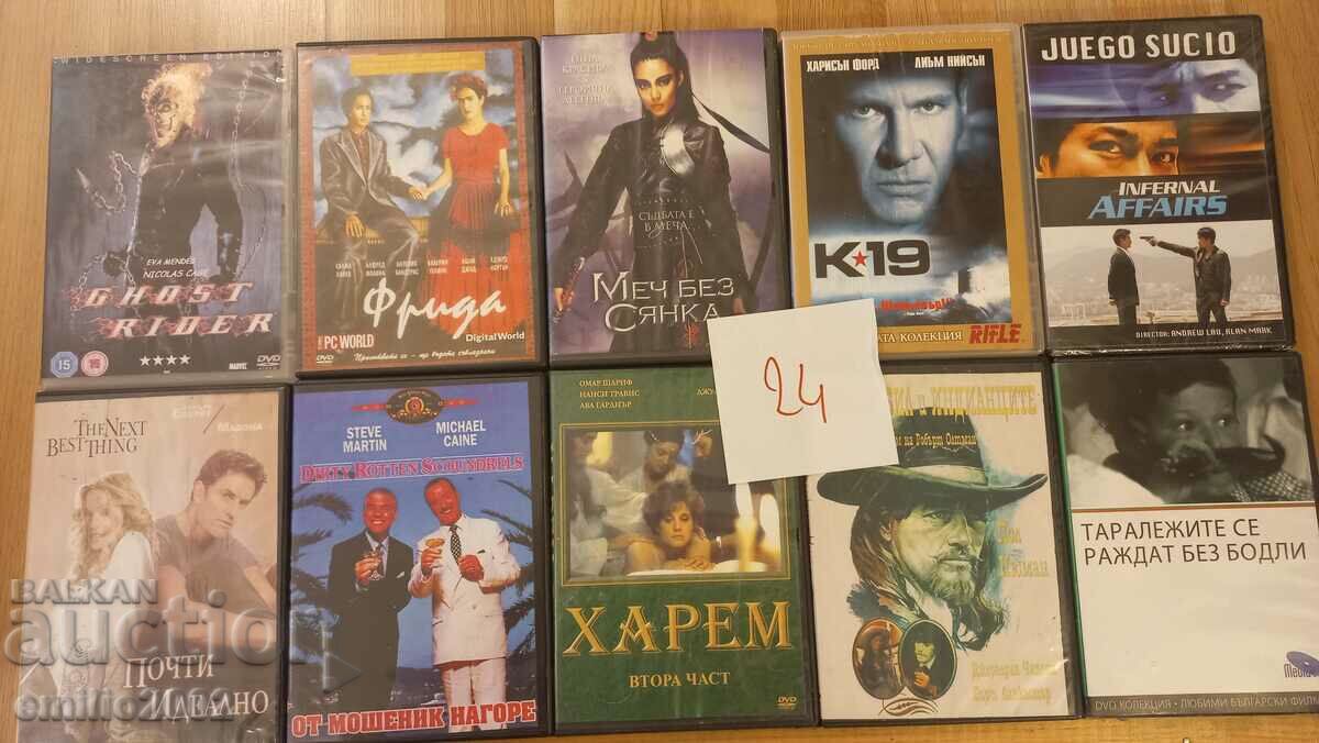 Movies on DVD DVD 10pcs 24