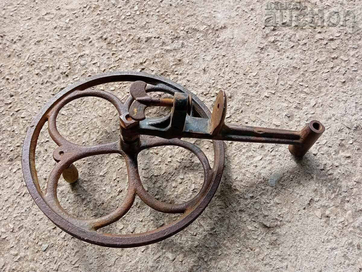 Delivery of antique cast iron wheel from wheel spinning machine CHAKRUK Delivery of antique cast iron wheel from wheel spinning machine CHAKRUK