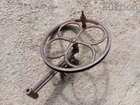 antique cast iron sewing machine wheel