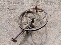 antique cast iron wheel from wheel spinning machine CHAKRUK