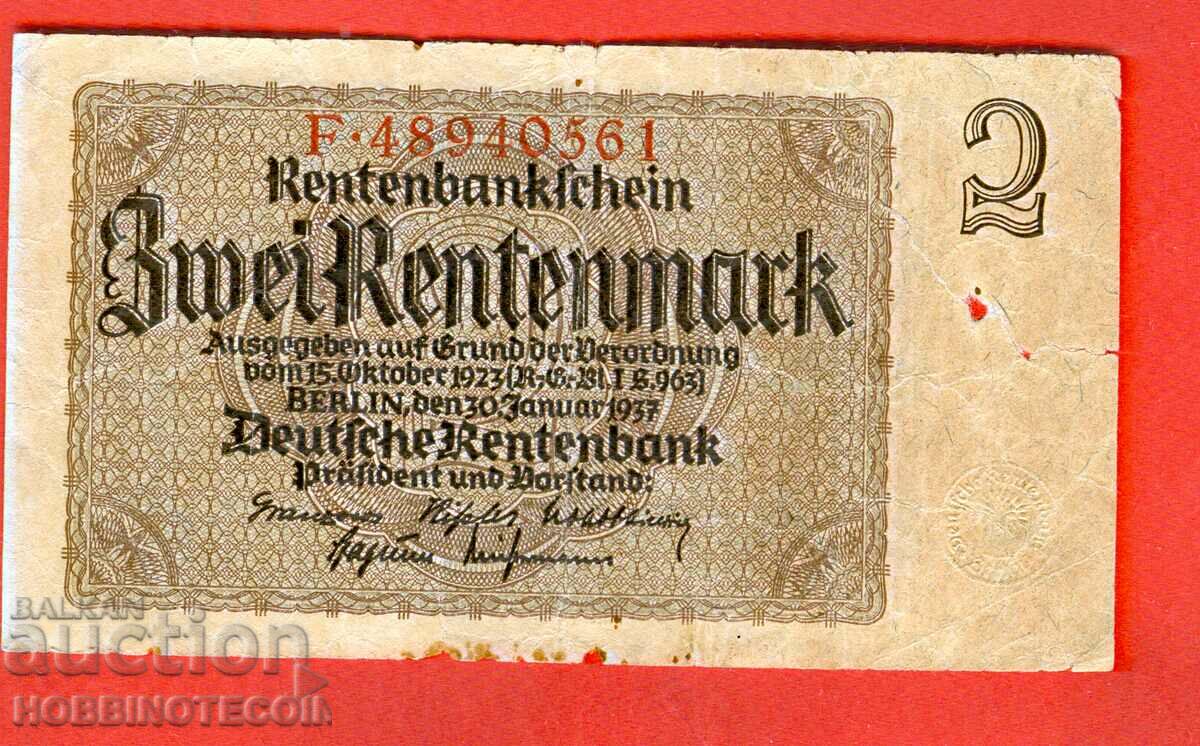 GERMANY GERMANY 2 Stamps - issue - issue 1937
