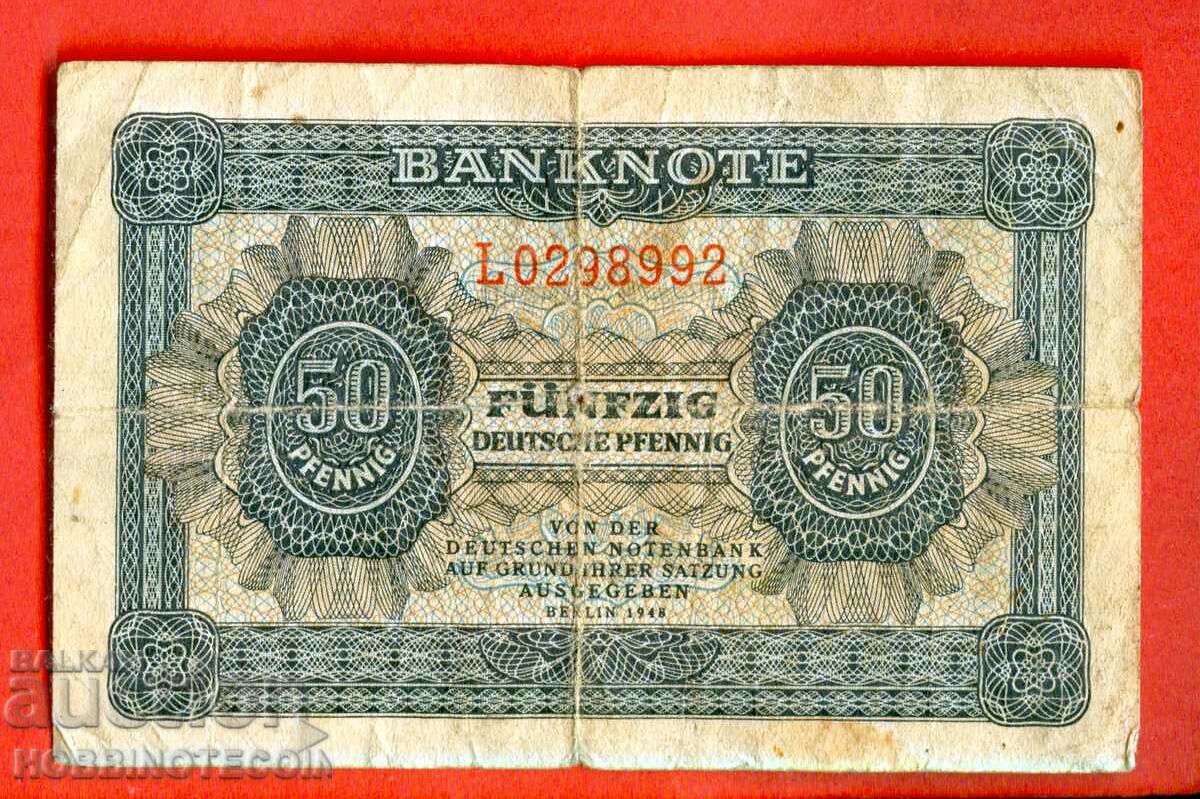 GERMANY GERMANY 50 FENNINGS - issue - issue 1948 GERMANY GERMANY 50 FENNINGS - issue - issue 1948