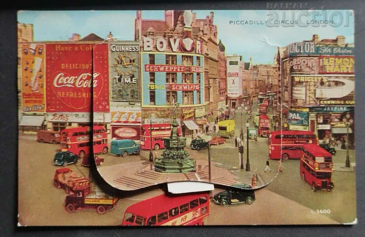 Great Britain Postcard 1968 PICCADILLY CIRCUS...