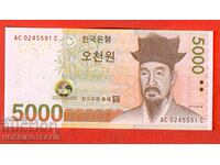 ЮЖНА КОРЕЯ KOREA 5000 - 5 000 Вон емисия issue 2006 НОВА UNC