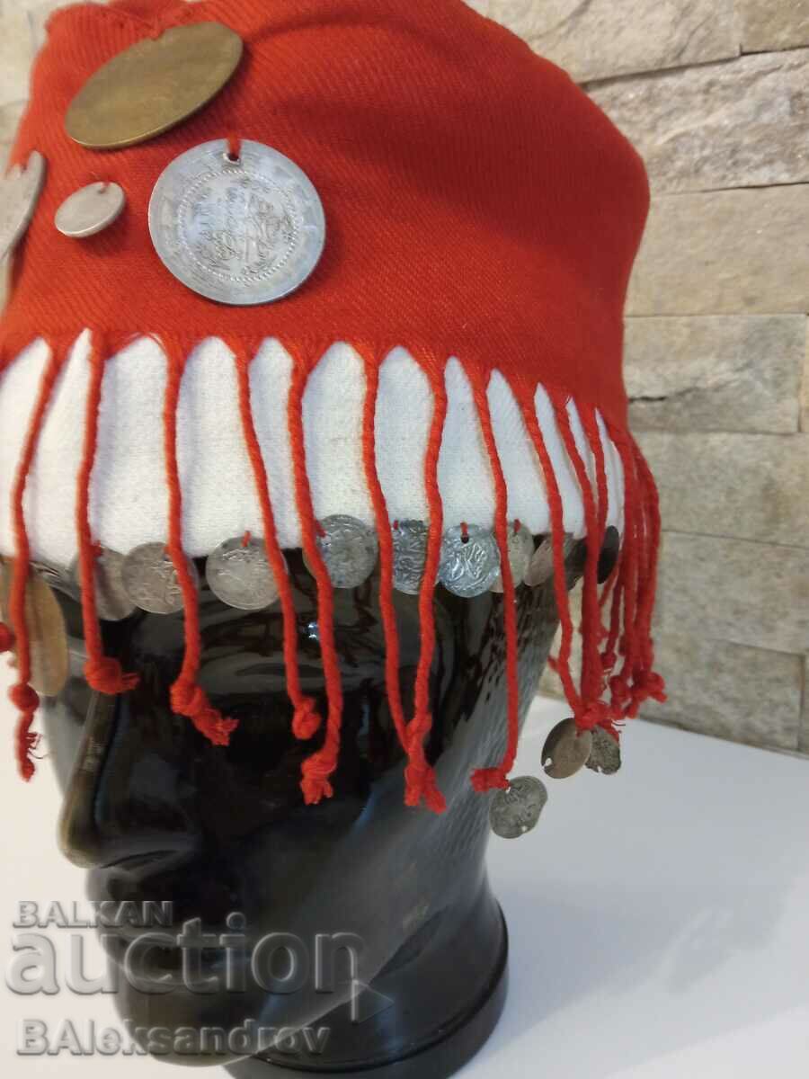 Auction Old costume hat, pendars, coins Auction Old costume hat, pendars, coins