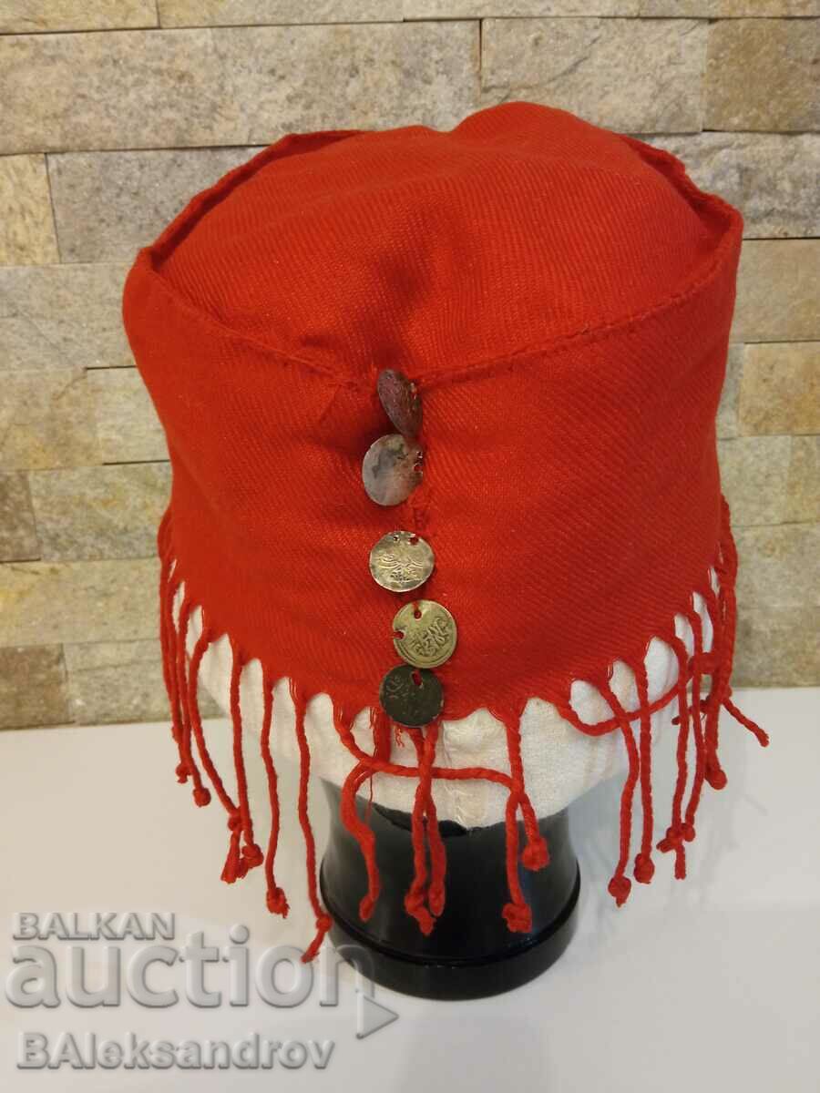 Old costume hat, pendars, coins - 6 Old costume hat, pendars, coins - 6