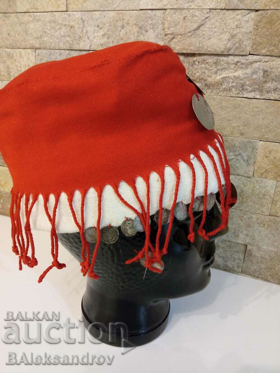 Old costume hat, pendars, coins - 7 Old costume hat, pendars, coins - 7