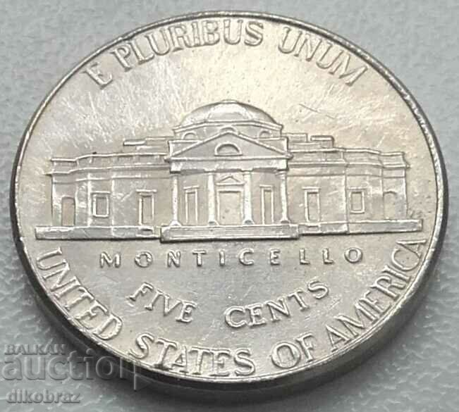 USA - 2022 - 5 cents