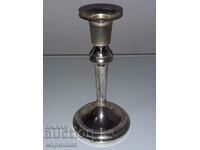 OLD SILVER CANDLESTICK. ENGLAND