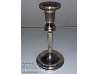 OLD SILVER CANDLESTICK. ENGLAND