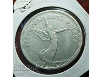 Polonia 5 zloți 1928 - argint, extrem de rar