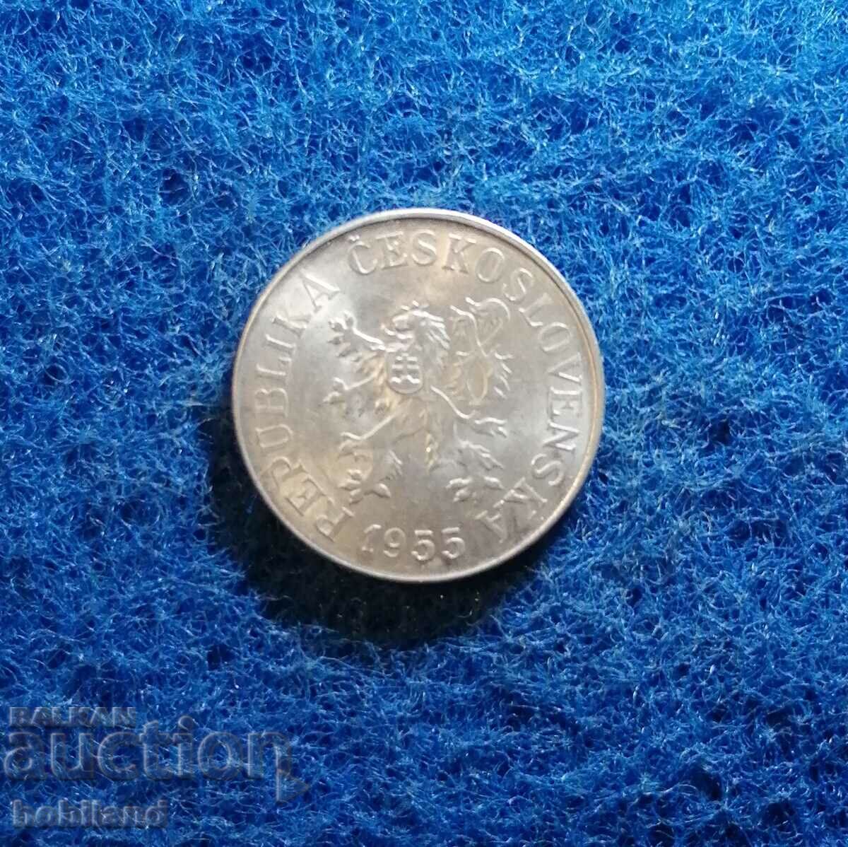 10 Halers Czechoslovakia 1955 UNCIRCULATED with price 5.00 BGN | € 2.56 10 Halers Czechoslovakia 1955 UNCIRCULATED with price 5.00 BGN | € 2.56