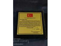 Turkey 2020 - 20 pounds - St. Sofia - Gilded silver coin