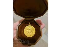 Gold medal for the wedding of Tsar Boris III.