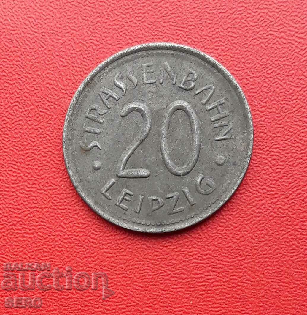 Germany-Saxony-Leipzig-20 pfennig