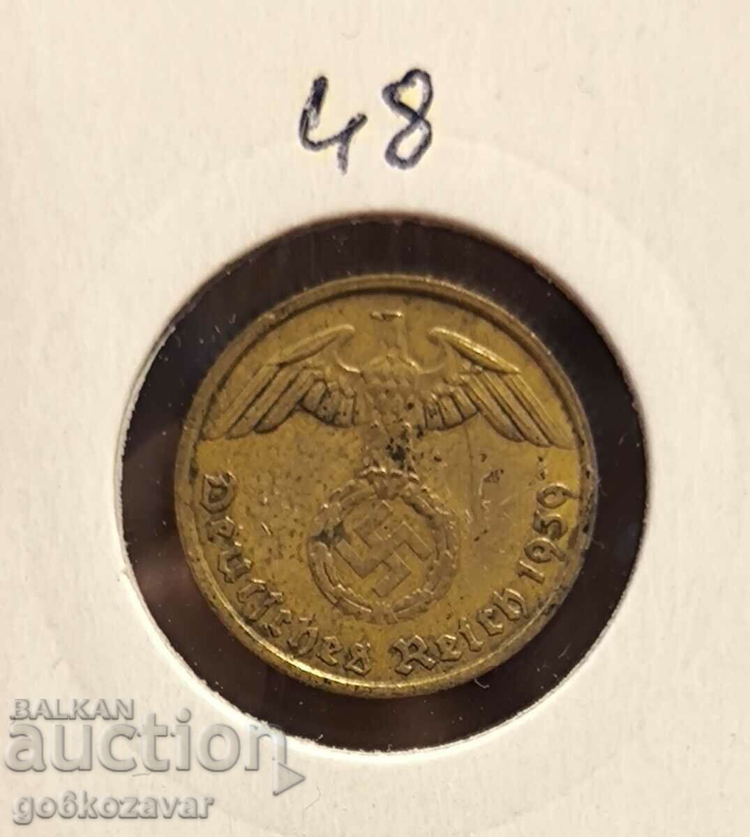 Γερμανία Τρίτο Ράιχ 5 Pfennig 1939