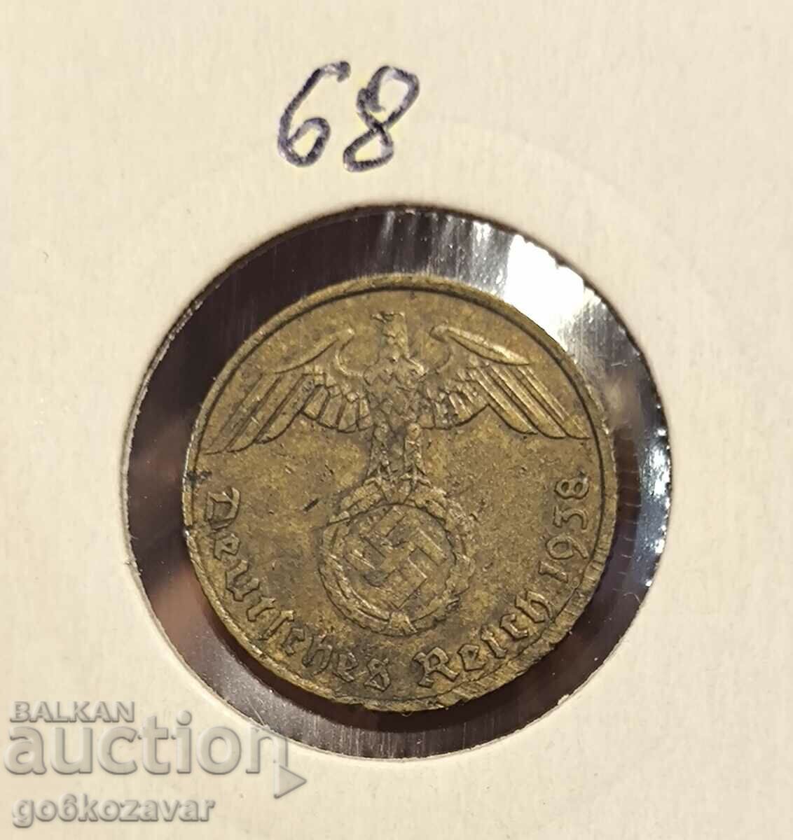 Germany Third Reich 5 Pfennig 1938
