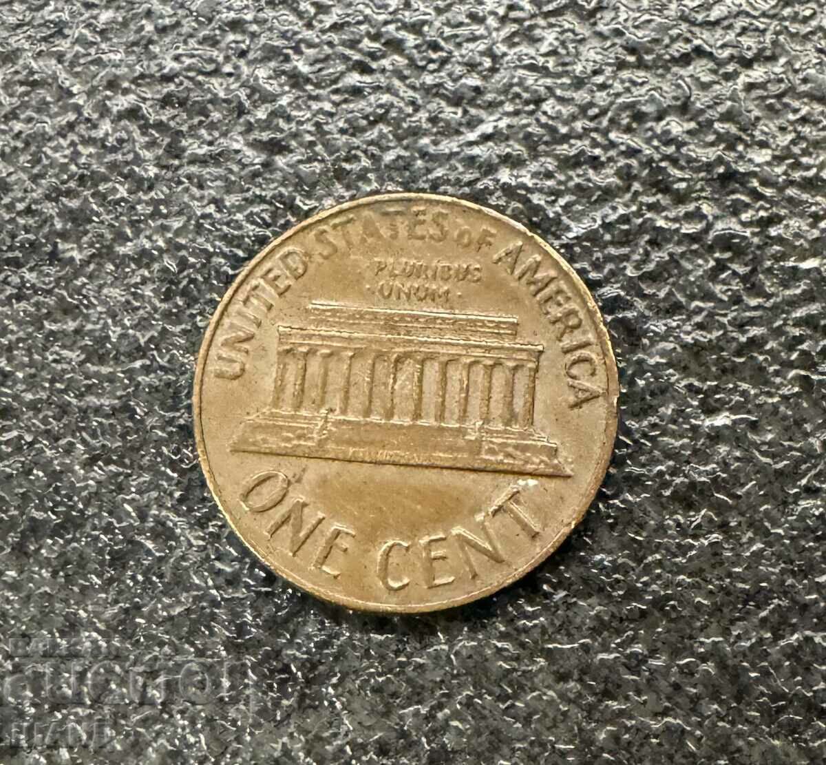 1971 САЩ монета 1 цент