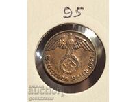 Γερμανία Τρίτο Ράιχ 1 pfennig 1937 UNC