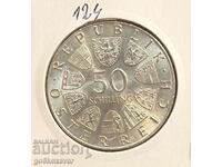 Αυστρία 50 σελίνια 1973 Ασήμι 0,900