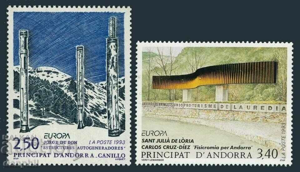 Andorra pr. 1993 Europa CEPT (**) curat, netimbrat